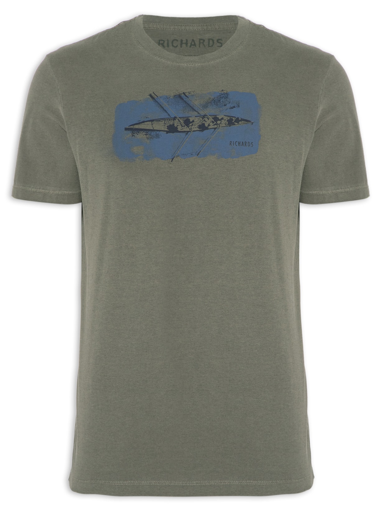Camiseta Masculina Manga Curta Rowing Boat - Verde