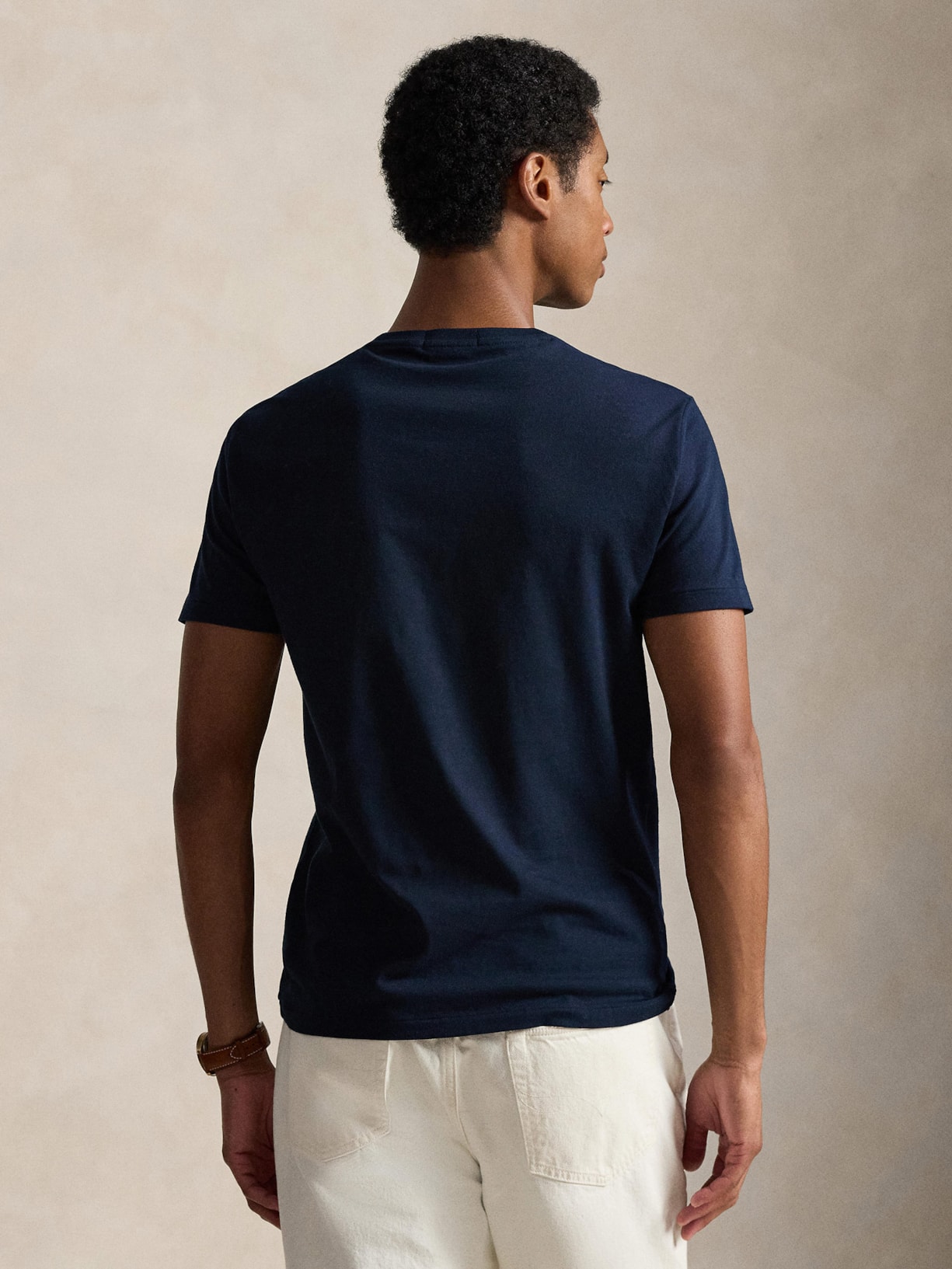 Camiseta Masculina Manga Curta Seasonal Bear Azul Polo Ralph Lauren