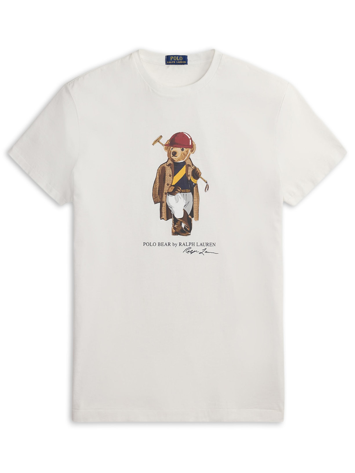 Camiseta Masculina Manga Curta Seasonal Bear - Branco