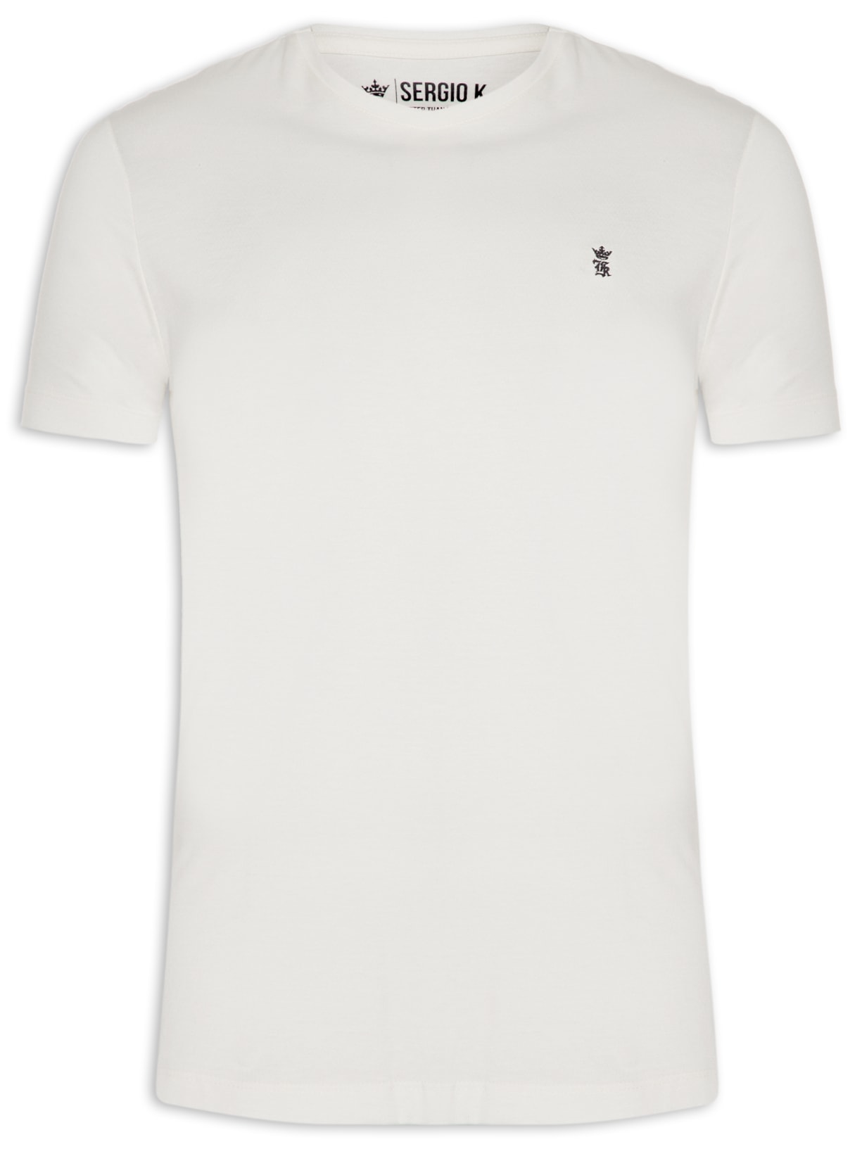 Camiseta Masculina Manga Curta Segue O Baile - Branco