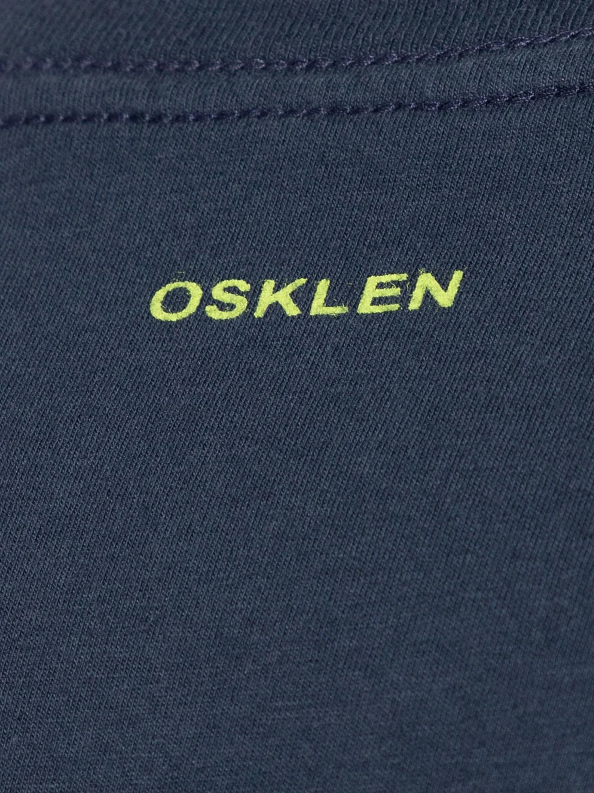 Camiseta Masculina Manga Curta Slim Vintage Gradiente Azul Osklen