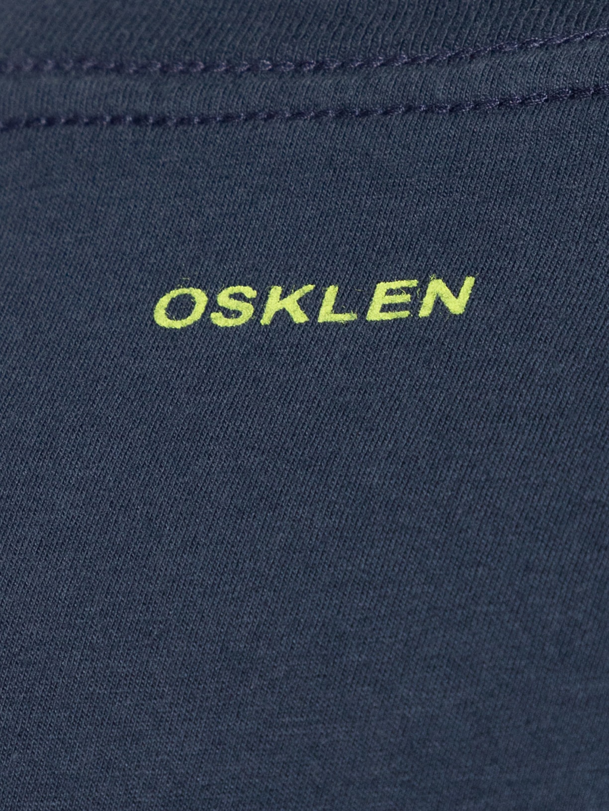 Camiseta Masculina Manga Curta Slim Vintage Gradiente Azul Osklen