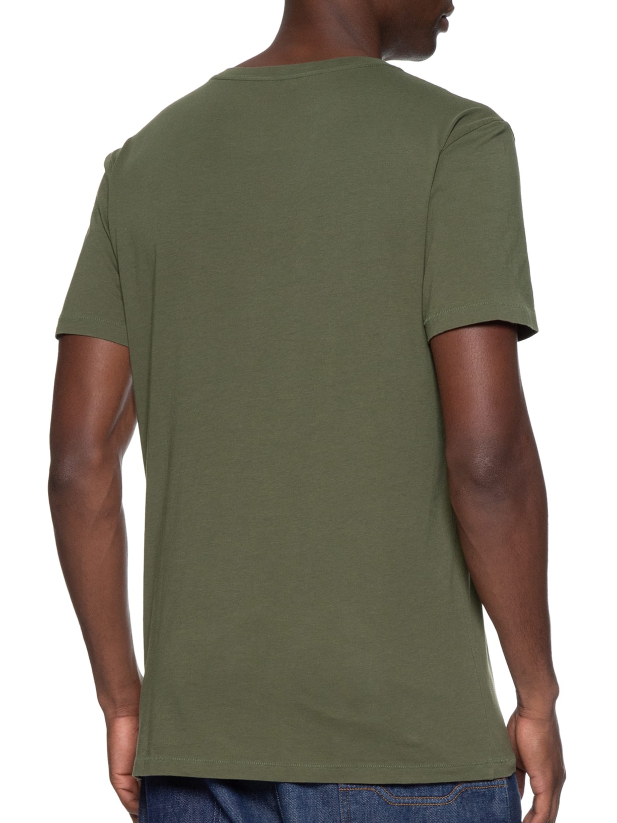 Camiseta Masculina Manga Curta Soft Used Gold Crown Verde Osklen