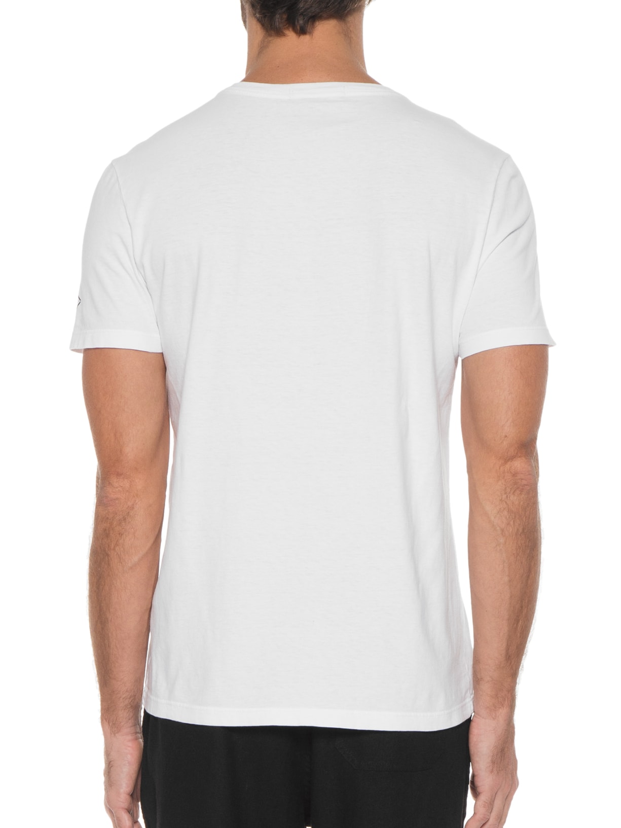 Camiseta Masculina Manga Curta Spoke Branco Replay