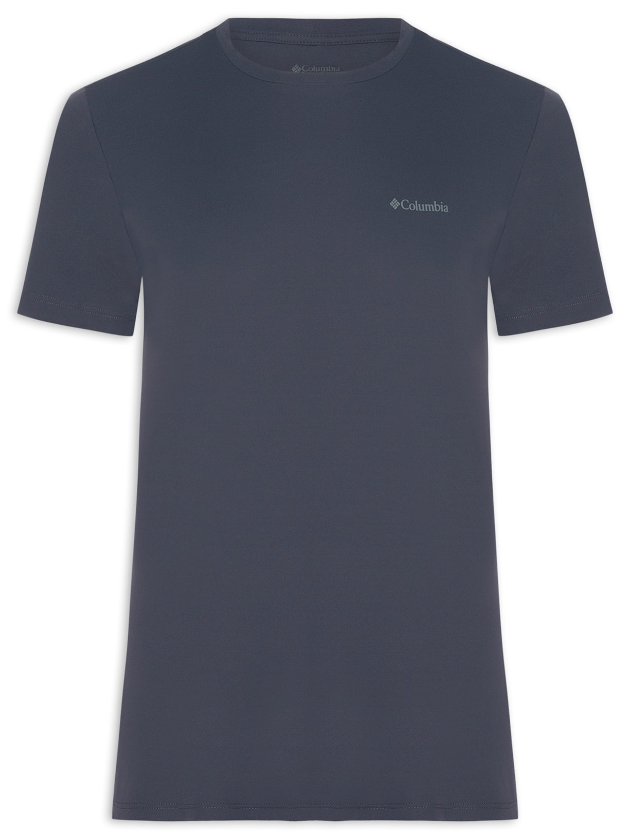 Camiseta Masculina Manga Curta Sportwear Neblina Omni-Wick Cinza Columbia
