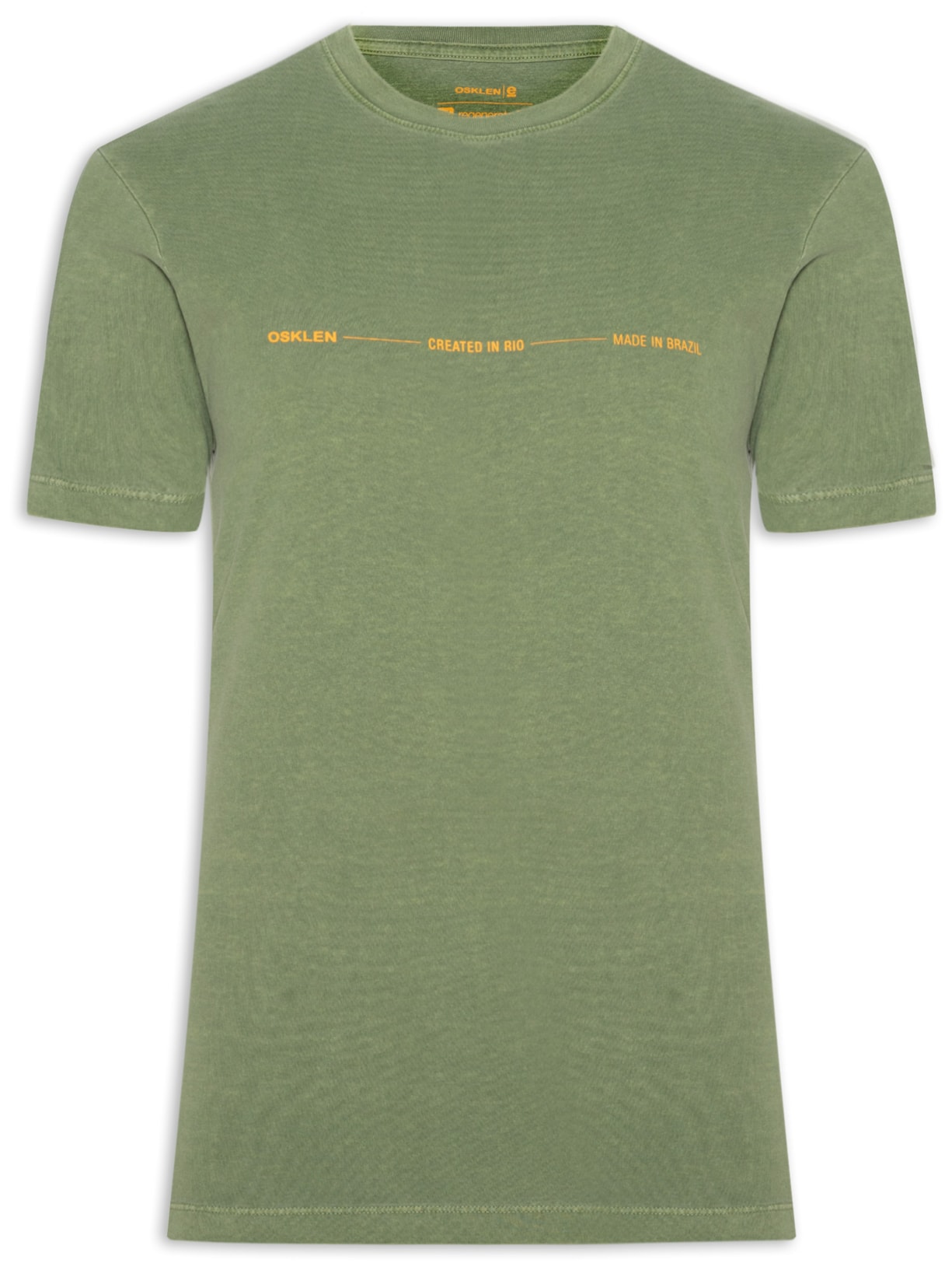 Camiseta Masculina Manga Curta Stone Created In Rio Verde Osklen