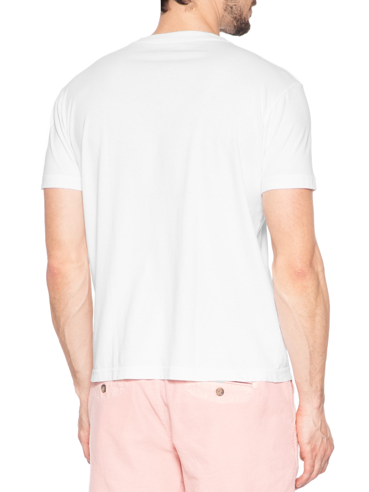 Camiseta Masculina Manga Curta Stone Rio Paint Branco Osklen