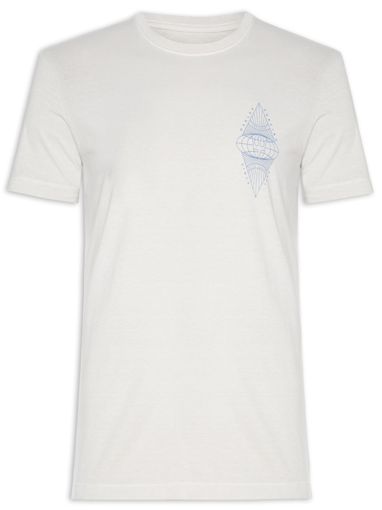 Camiseta Masculina Manga Curta Stone Shape Room Outline - Cinza
