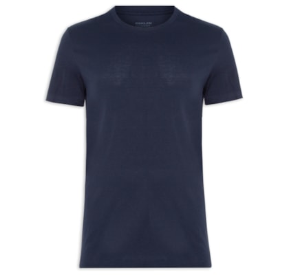 Camiseta Masculina Manga Curta Supersoft Color  - Azul