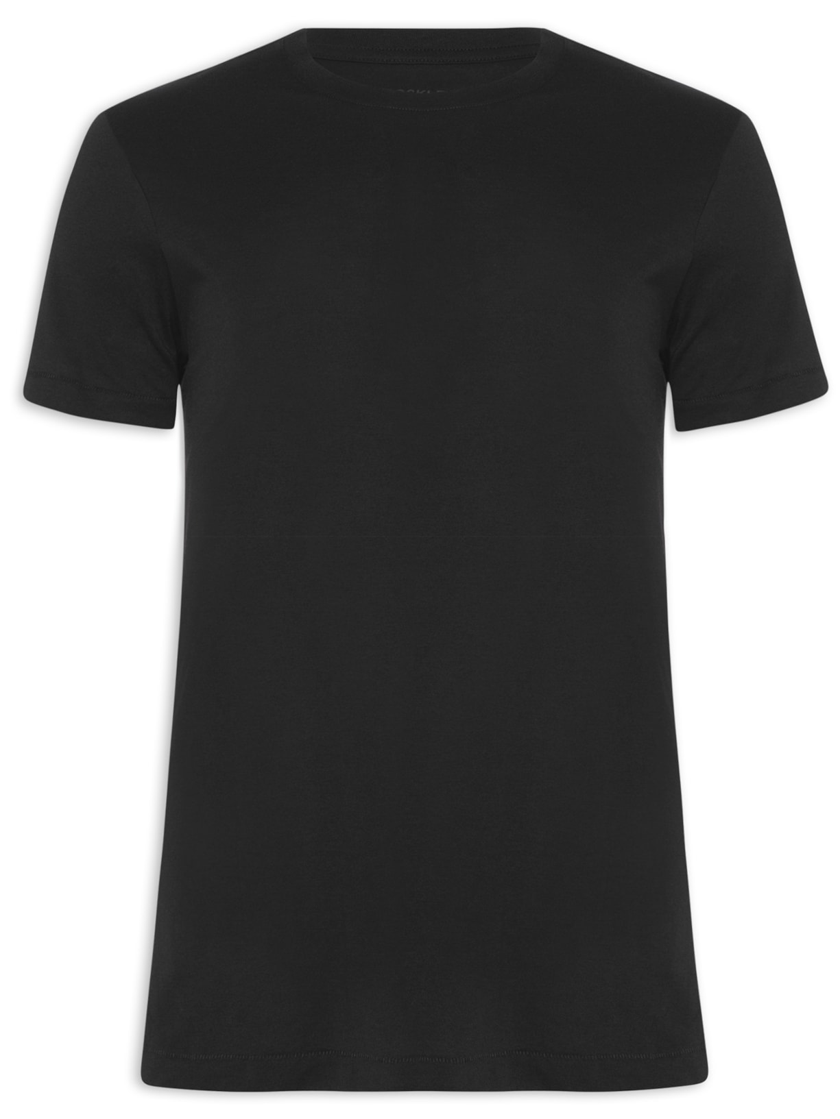 Camiseta Masculina Manga Curta Supersoft Color - Preto