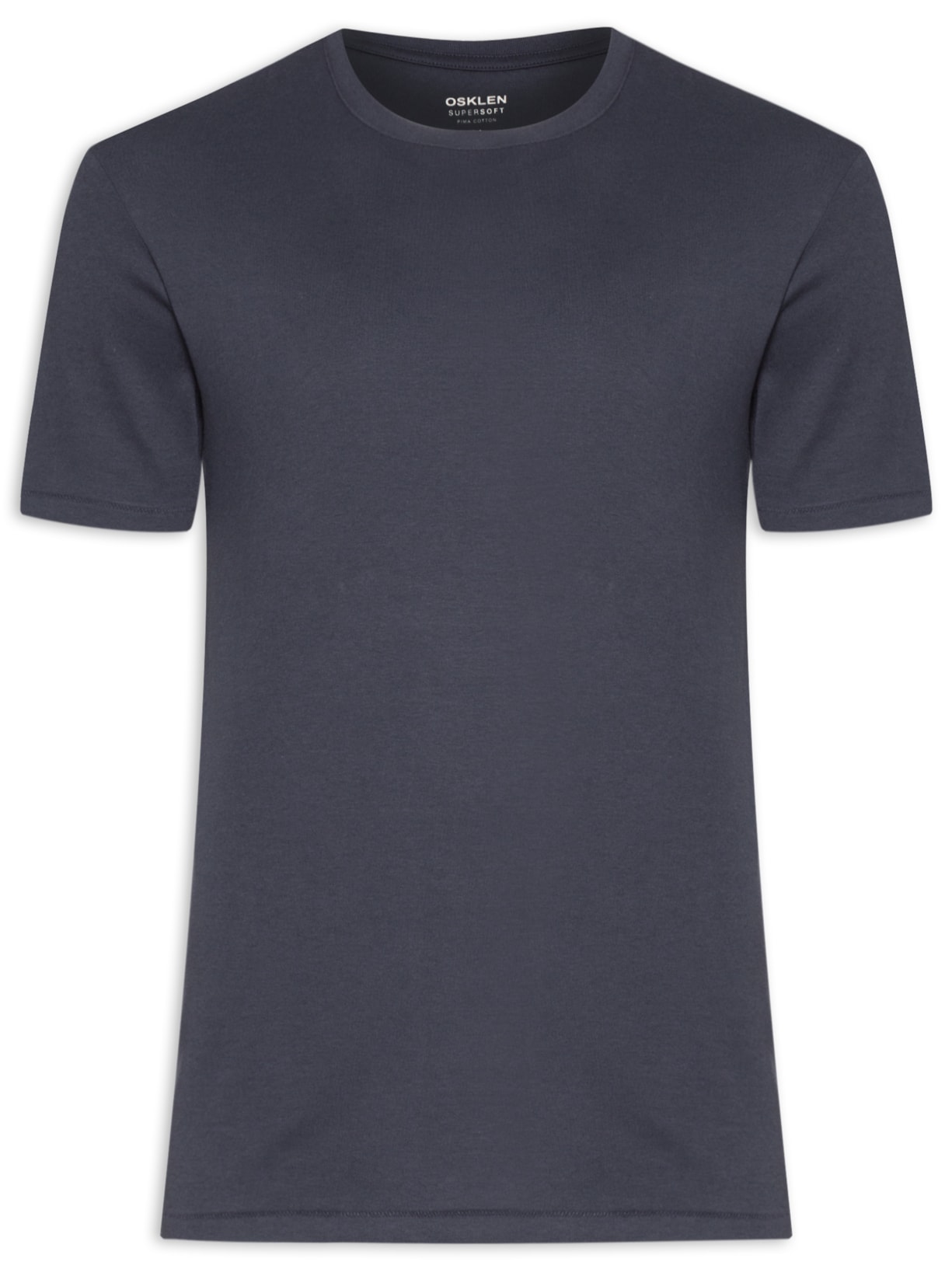 Camiseta Masculina Manga Curta Supersoft Comfort - Azul