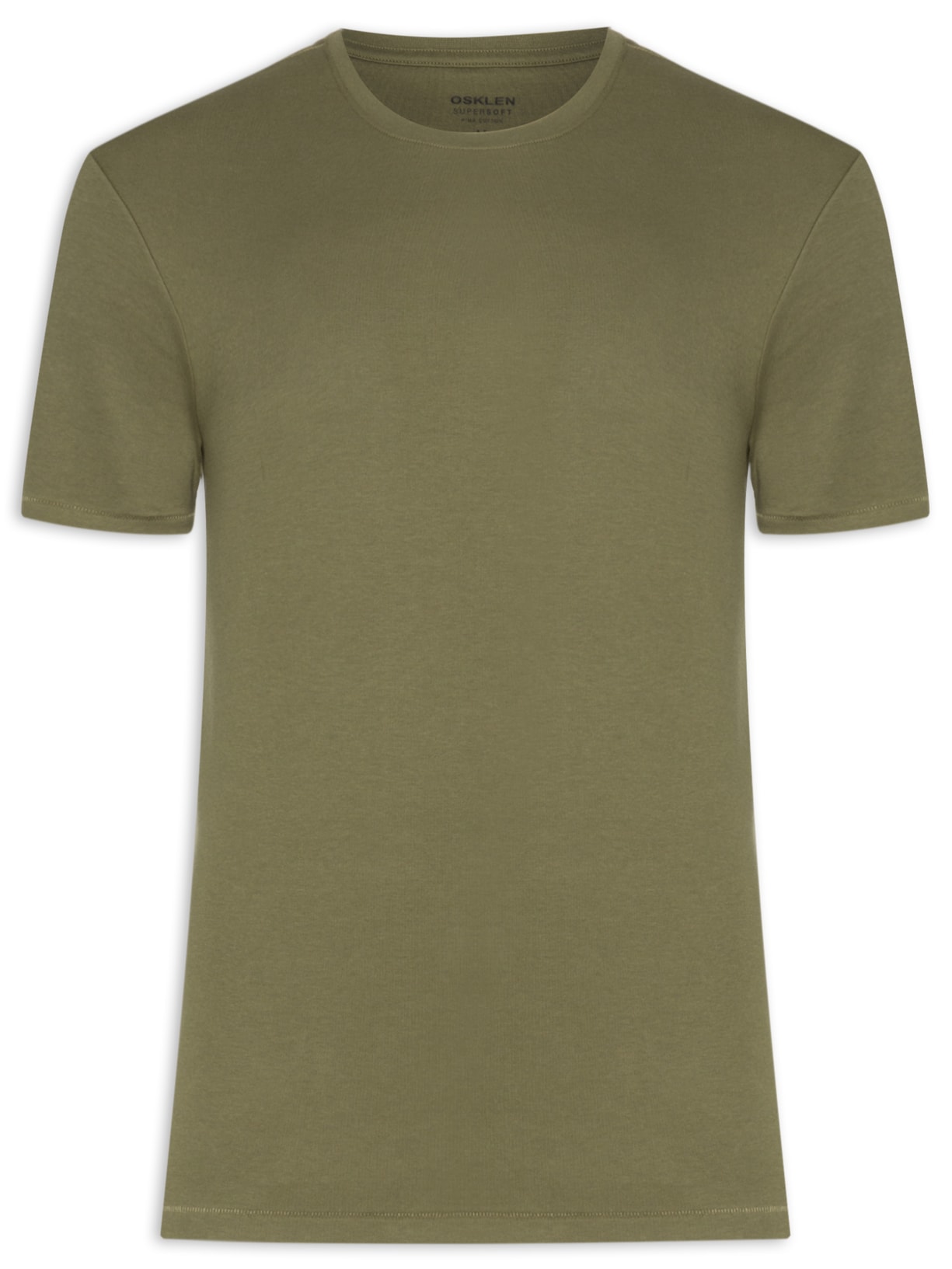 Camiseta Masculina Manga Curta Supersoft Comfort - Verde