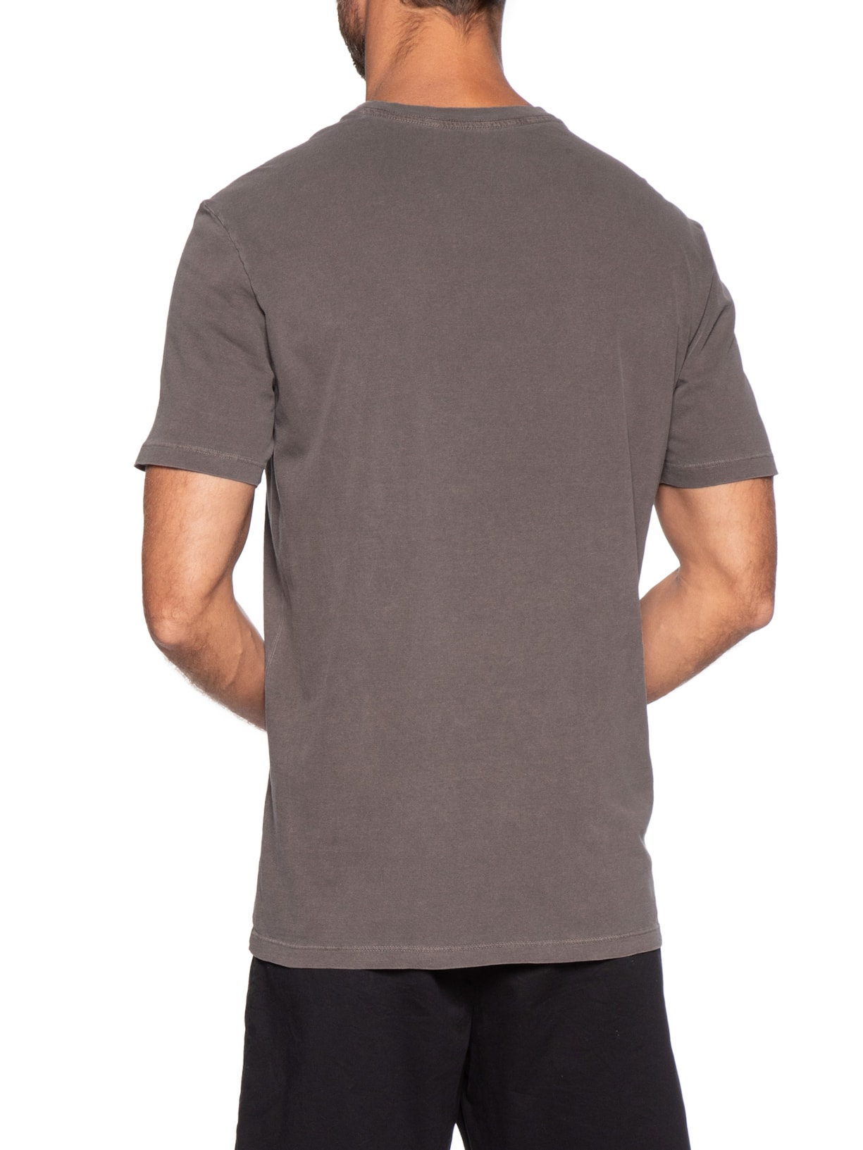 Camiseta Masculina Manga Curta Take The Risk Marrom Calvin Klein Jeans