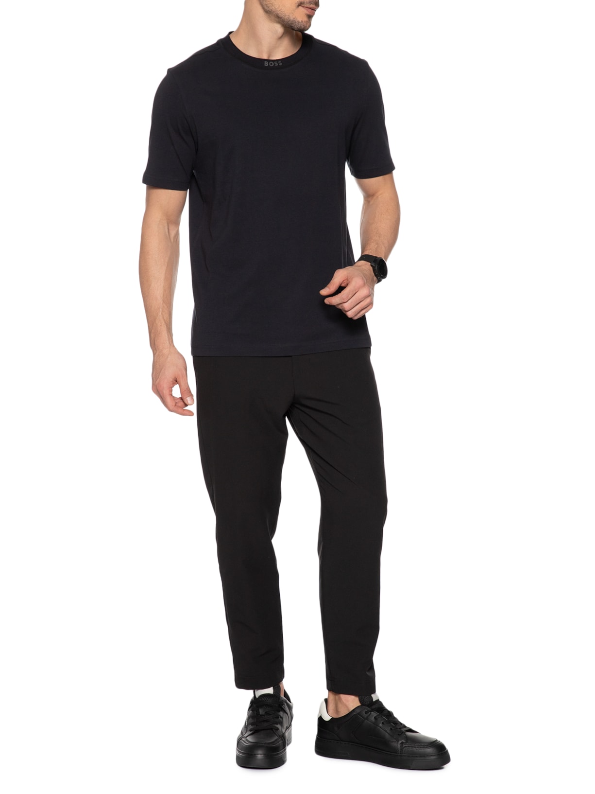 Camiseta Masculina Manga Curta Tee 5 Azul Boss