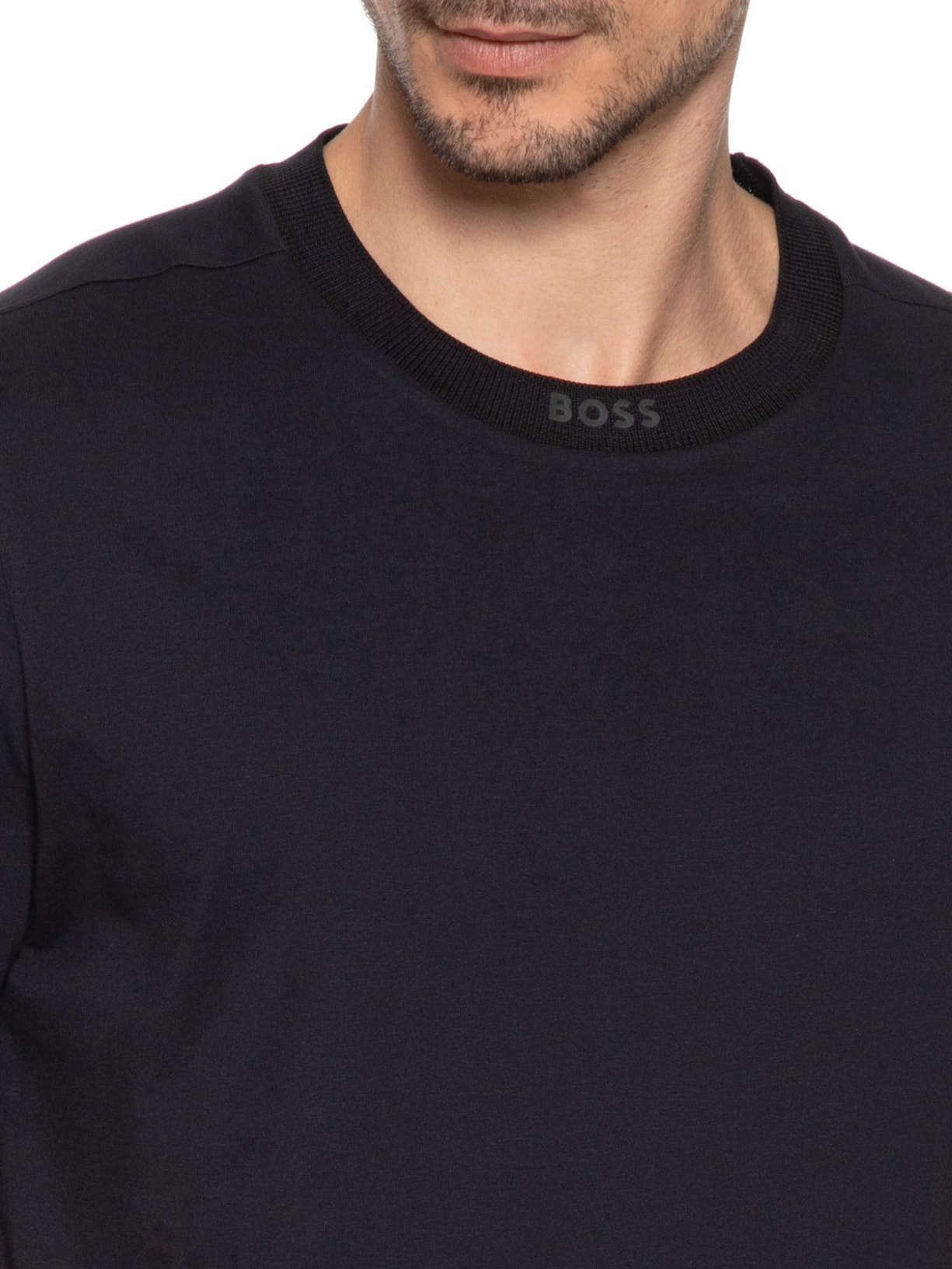 Camiseta Masculina Manga Curta Tee 5 Azul Boss