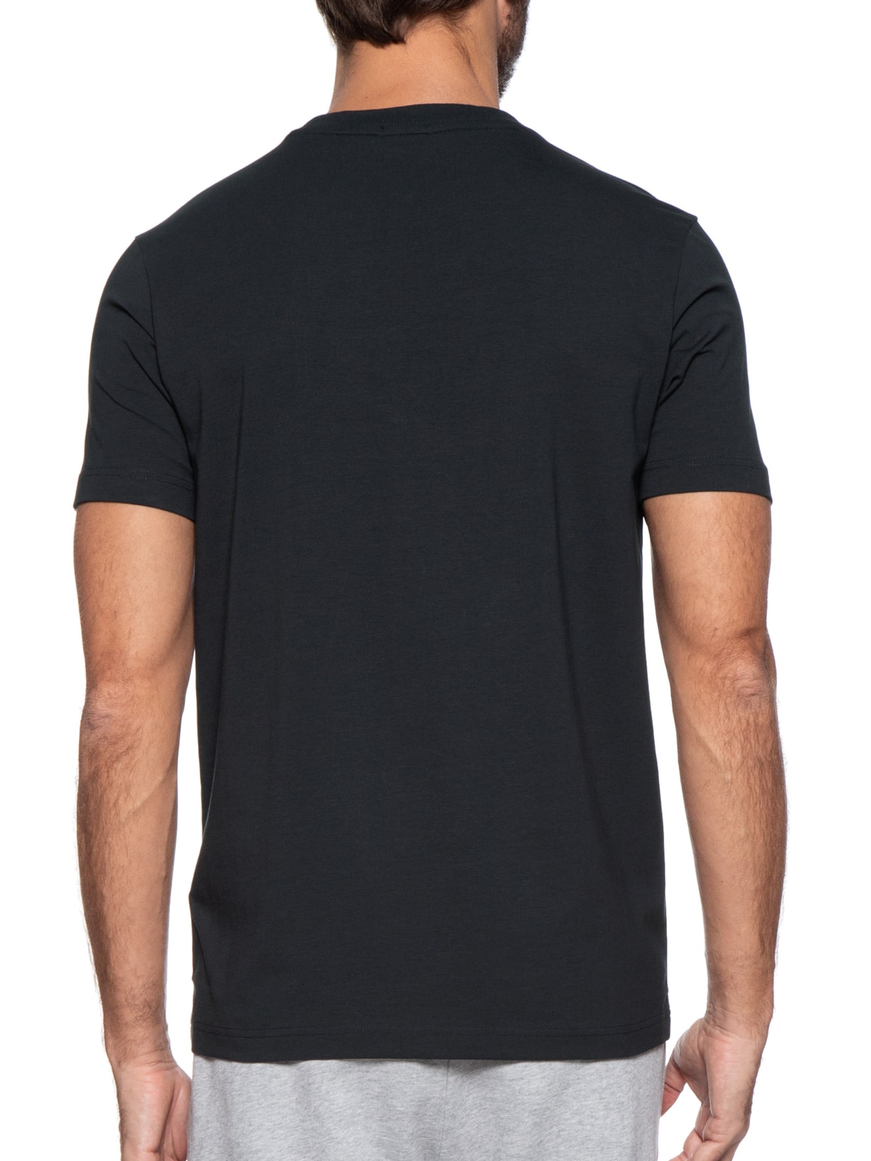 Camiseta Masculina Manga Curta Tee Azul Boss