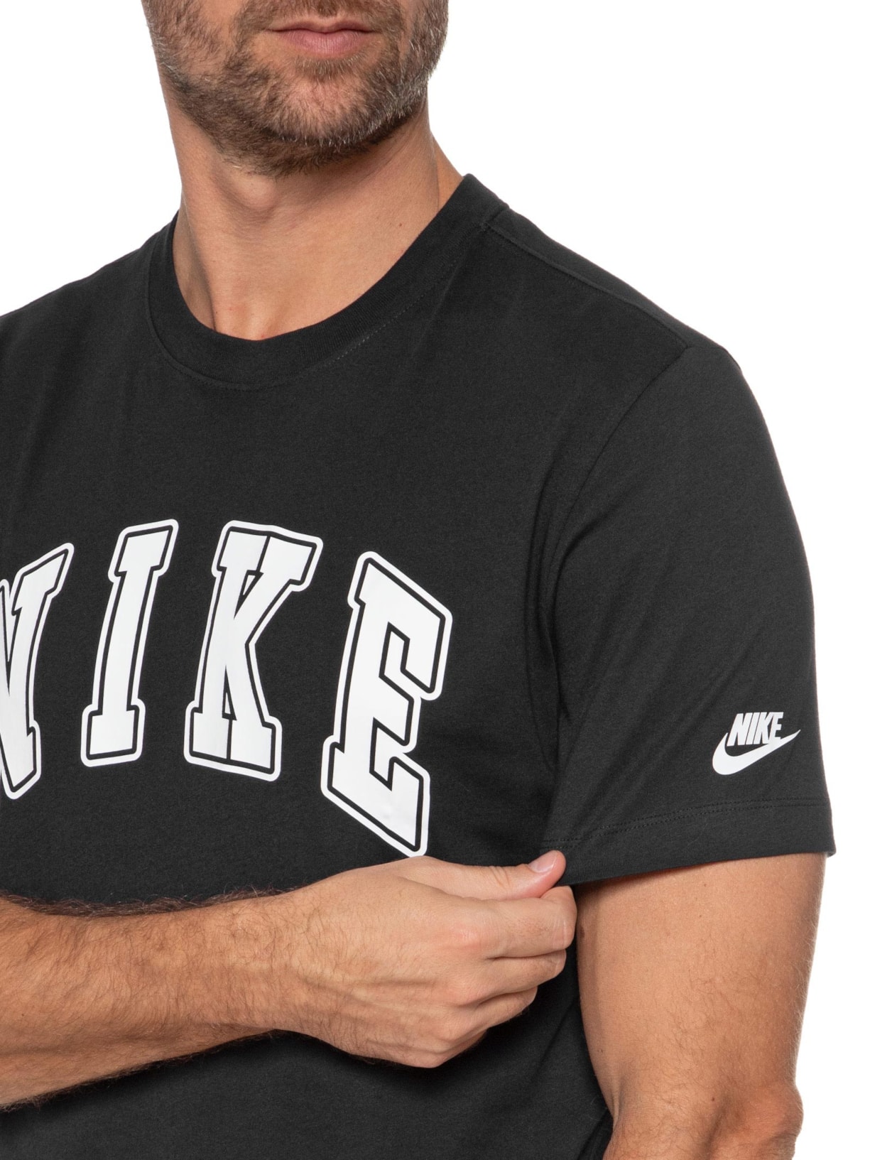 Camiseta Masculina Manga Curta Tee Club SSNL Preto Nike