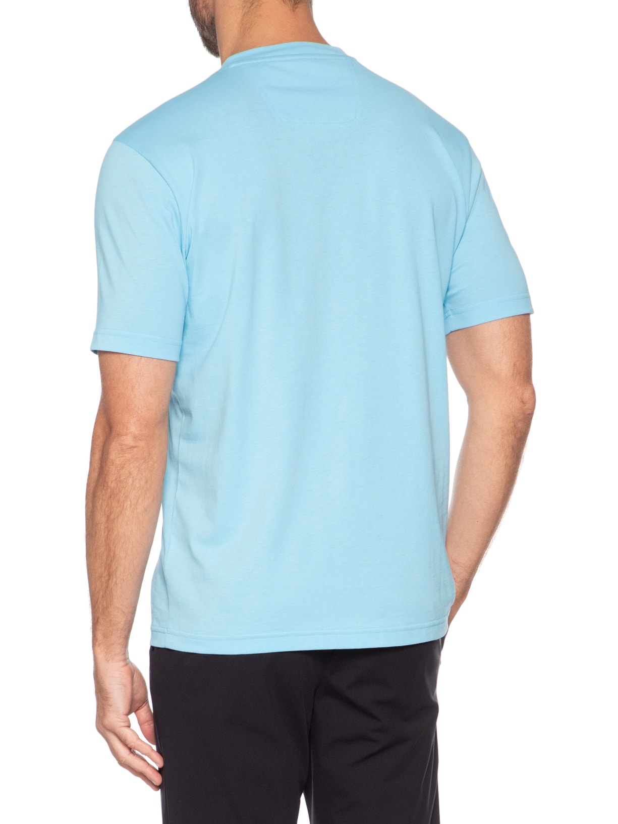 Camiseta Masculina Manga Curta Tee Iconic TL 01 Azul Boss