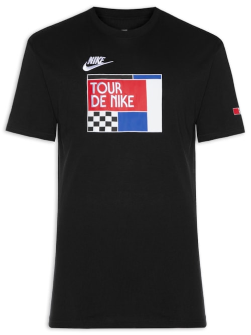 Camiseta Masculina Manga Curta Tee Tour - Preto