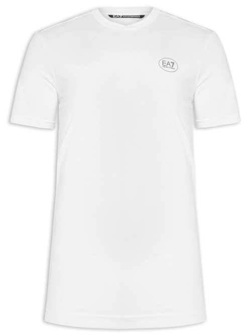 Camiseta Masculina Manga Curta Tennis Club - Branco