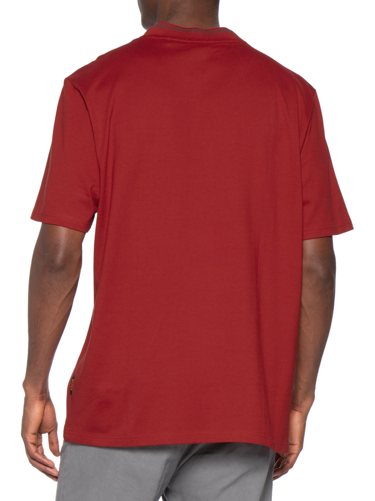 Camiseta Masculina Manga Curta Terete – Vermelho Boss