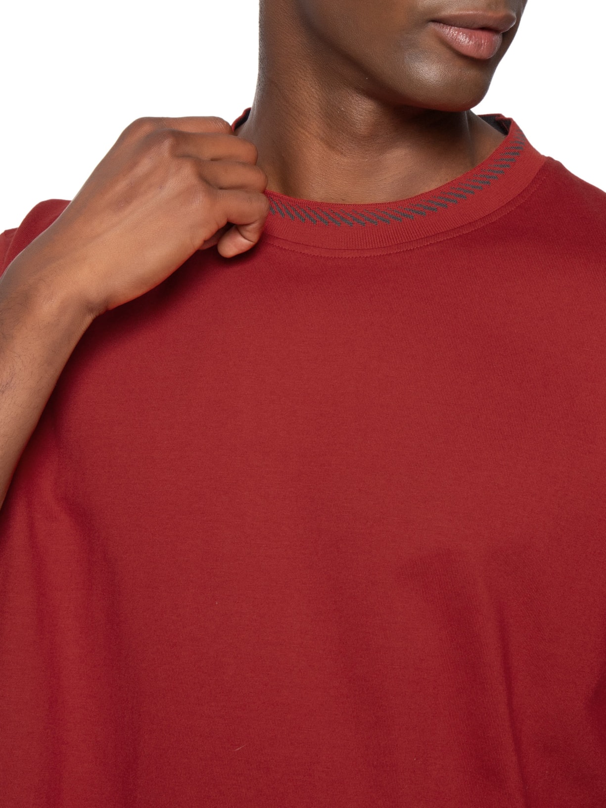 Camiseta Masculina Manga Curta Terete – Vermelho Boss