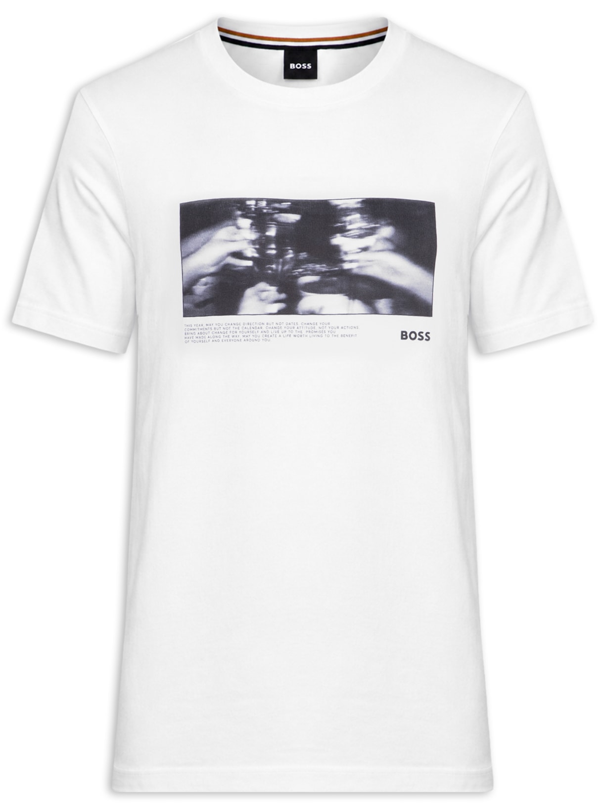 Camiseta Masculina Manga Curta Tiburt 336 – Branco