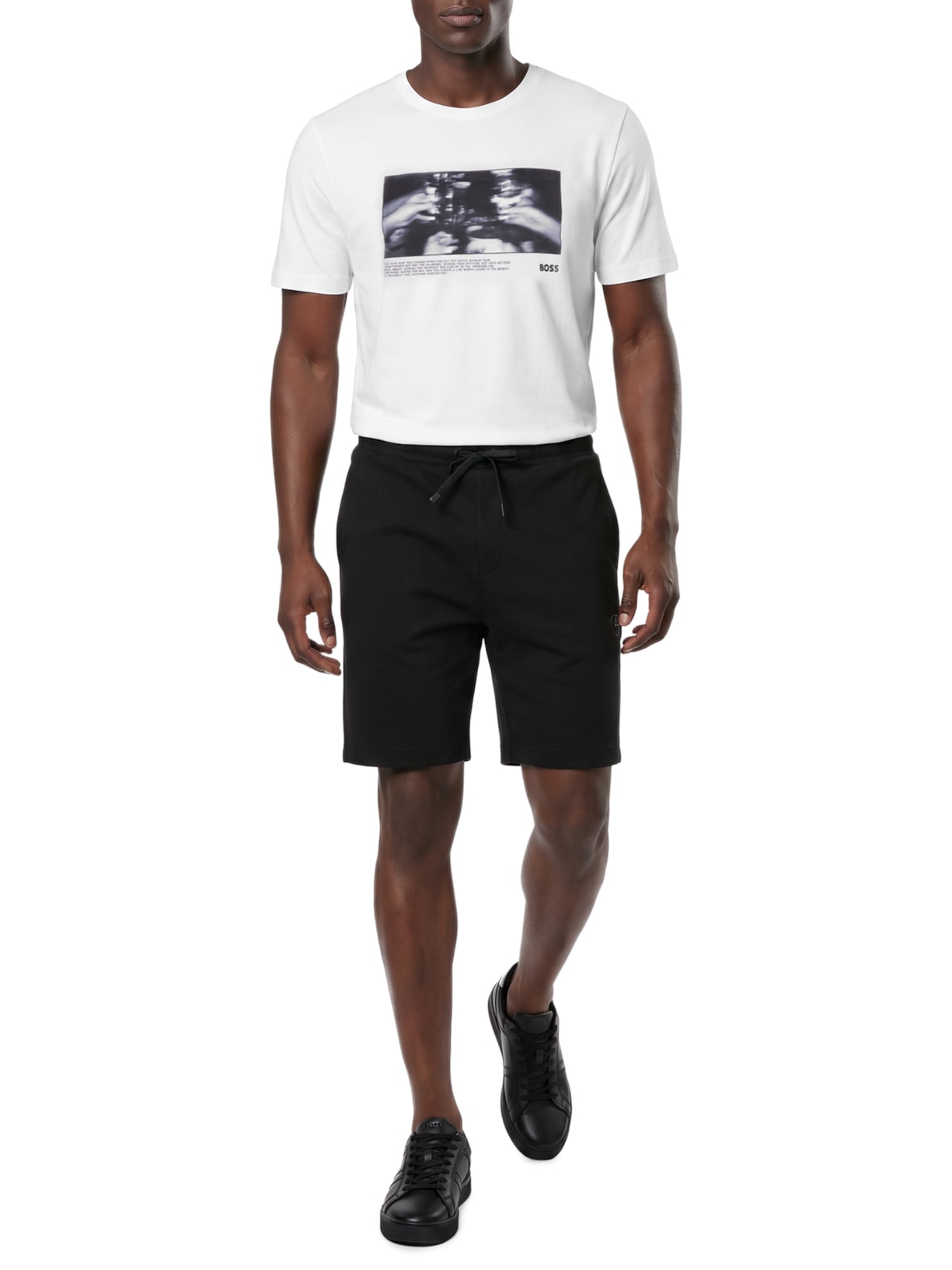 Camiseta Masculina Manga Curta Tiburt 336 – Branco Boss