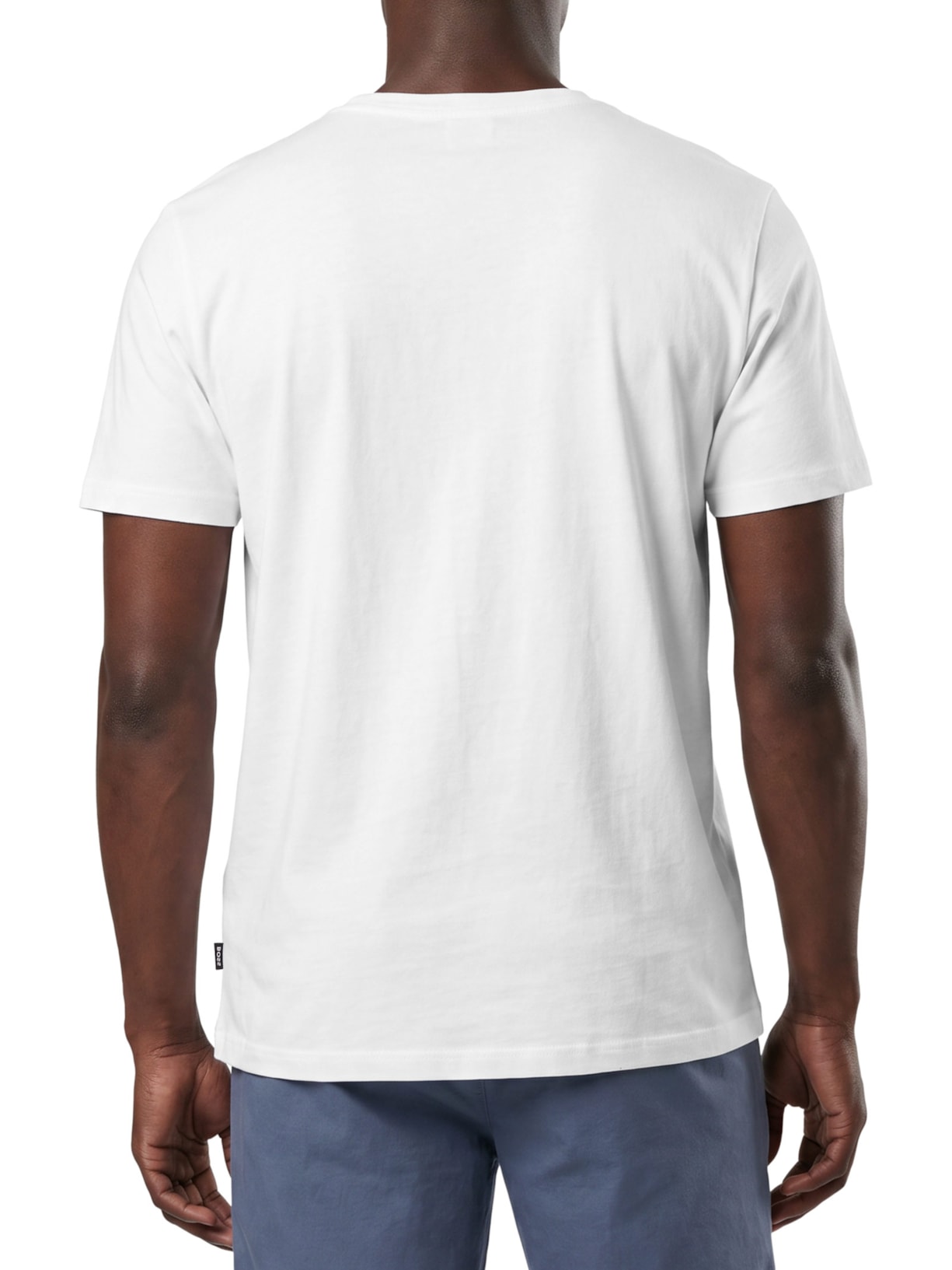 Camiseta Masculina Manga Curta Tiburt 399 Branco Boss