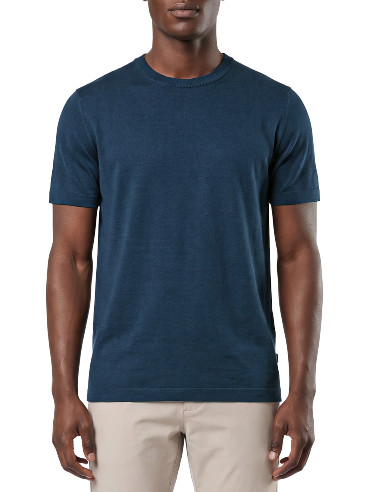 Camiseta Masculina Manga Curta Tiburt 416– Azul Boss