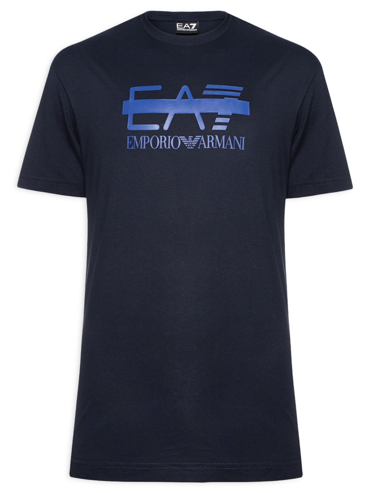 Camiseta Masculina Manga Curta Train Logo Barred - Azul