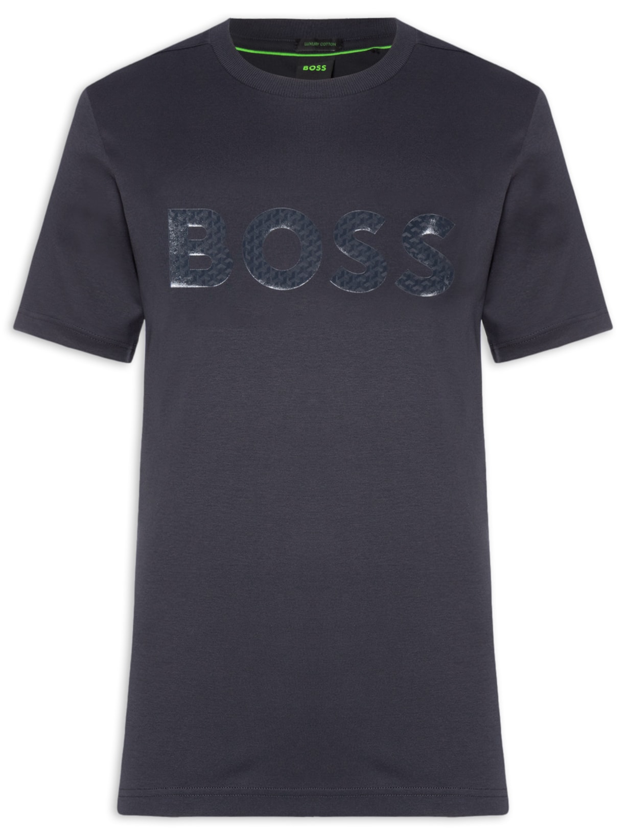 Camiseta Masculina Manga Curta Ts Mirror Azul Boss