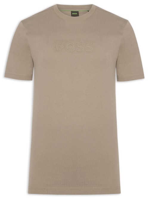 Camiseta Masculina Manga Curta TS Terrace Logo - Bege