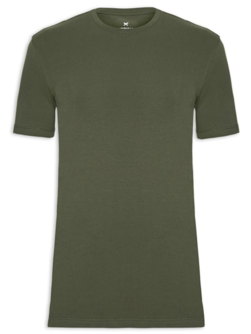 Camiseta Masculina Manga Curta - Verde