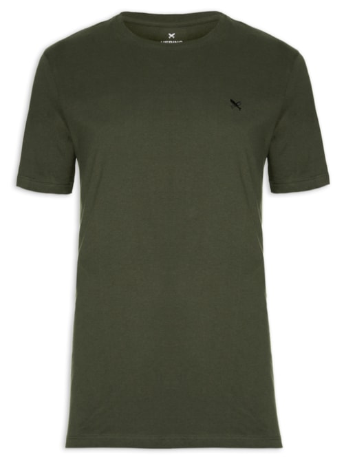 Camiseta Masculina Manga Curta - Verde