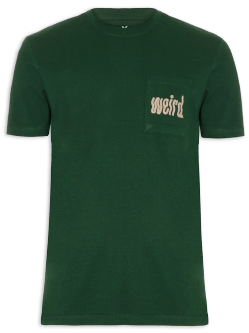 Camiseta Masculina Manga Curta - Verde