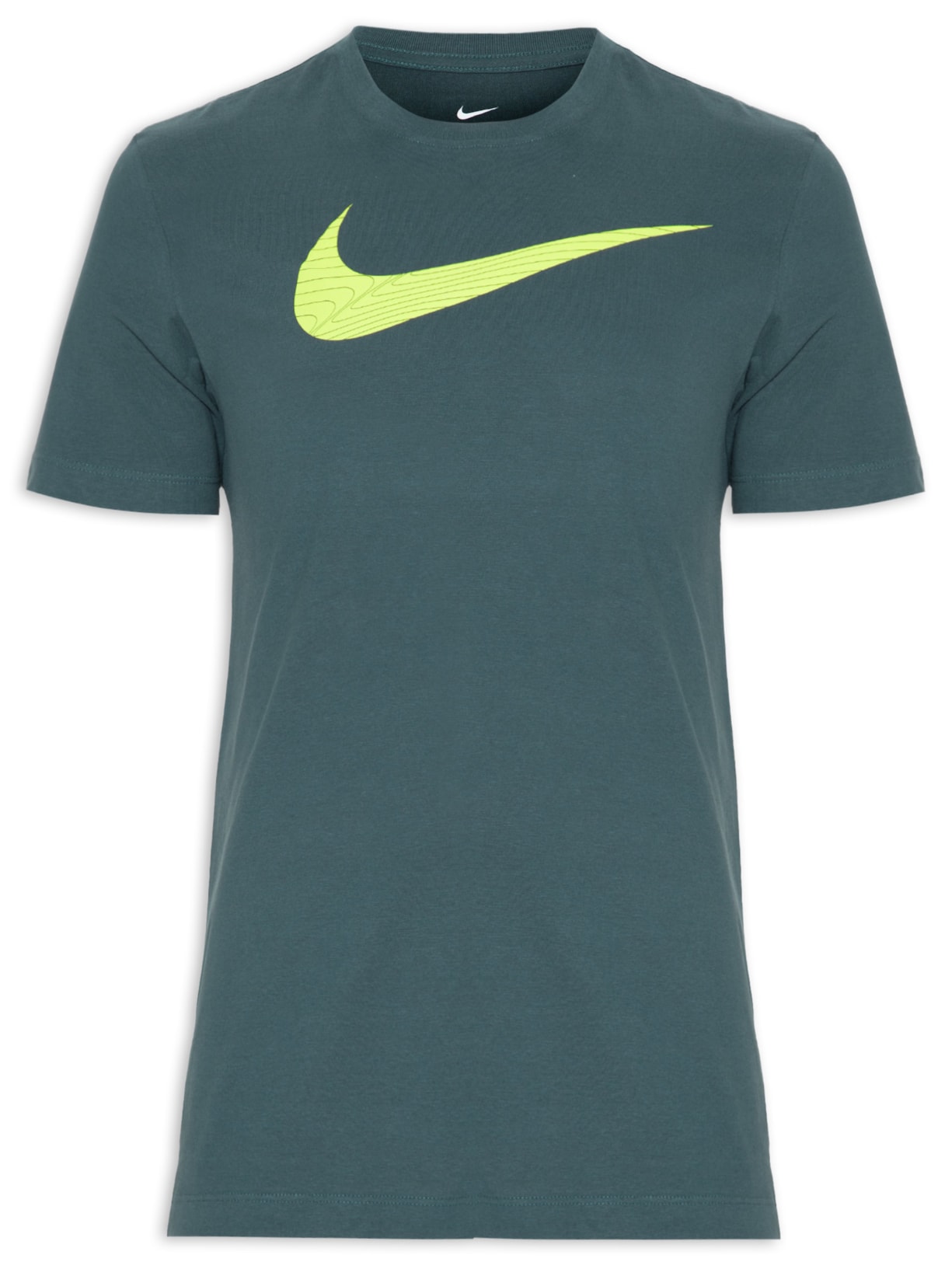 Camiseta Masculina Manga Curta Verde Nike
