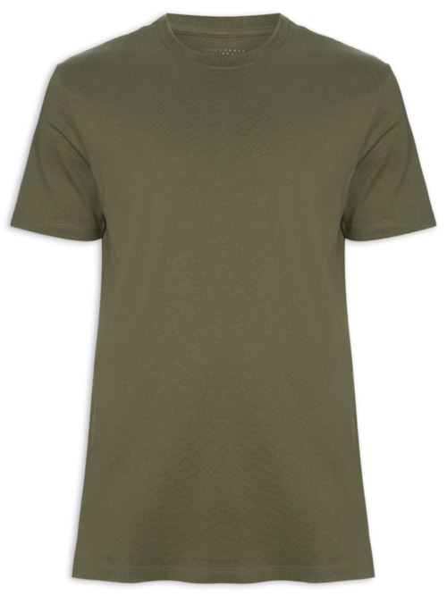 Camiseta Masculina Manga Curta - Verde