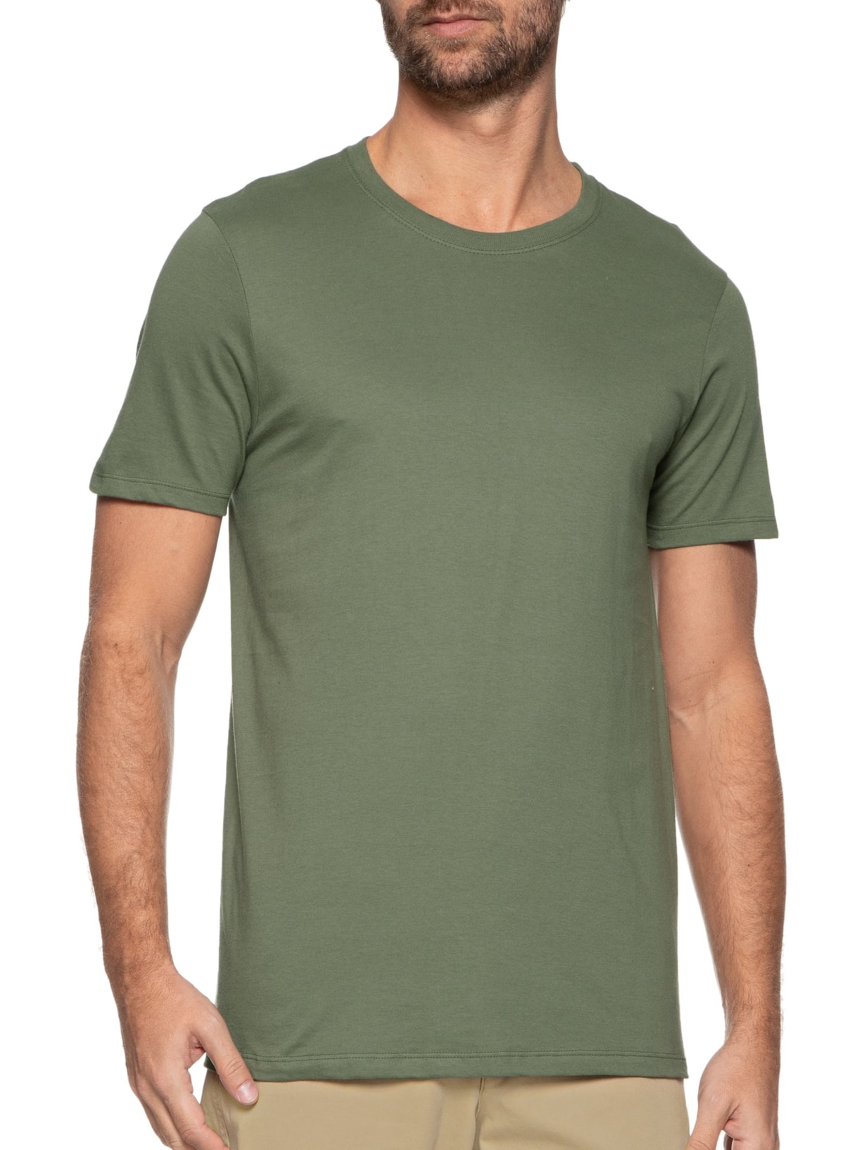 Camiseta Masculina Manga Curta - Verde