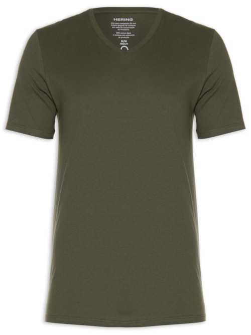 Camiseta Masculina Manga Curta - Verde