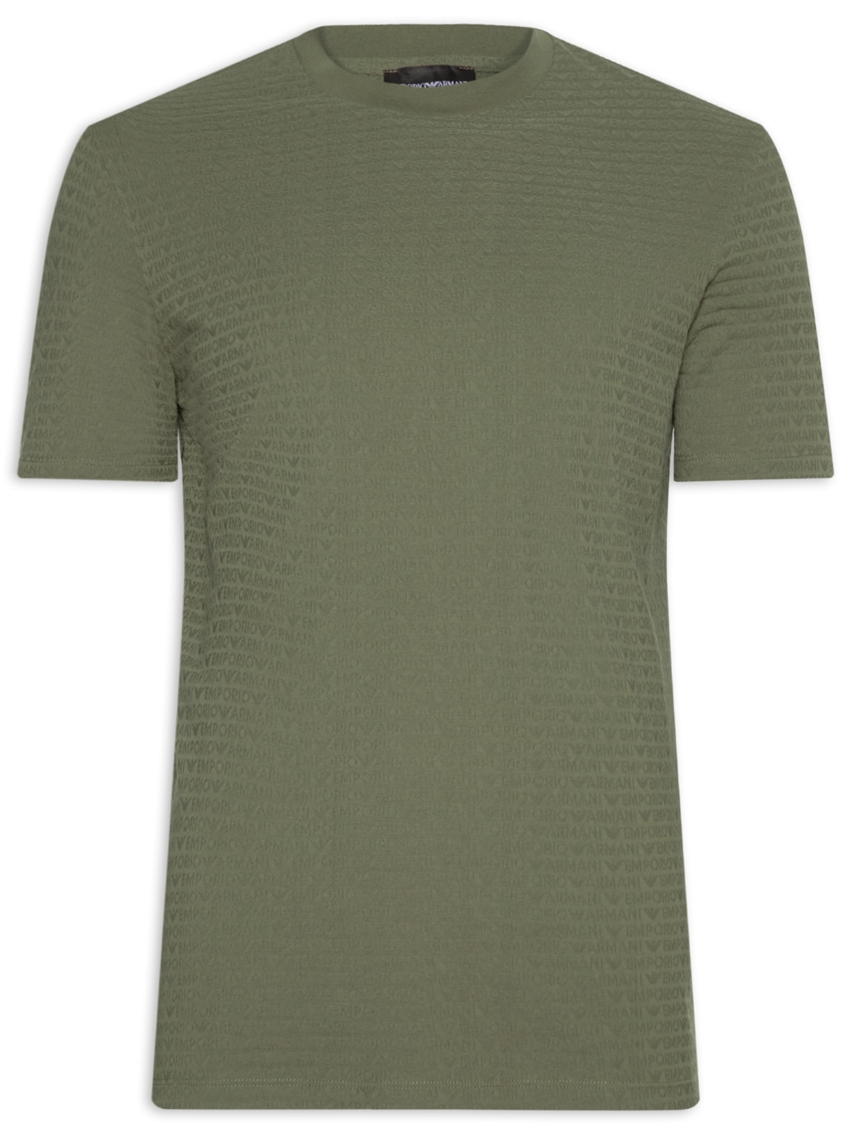 Camiseta Masculina Manga Curta Verde Emporio Armani