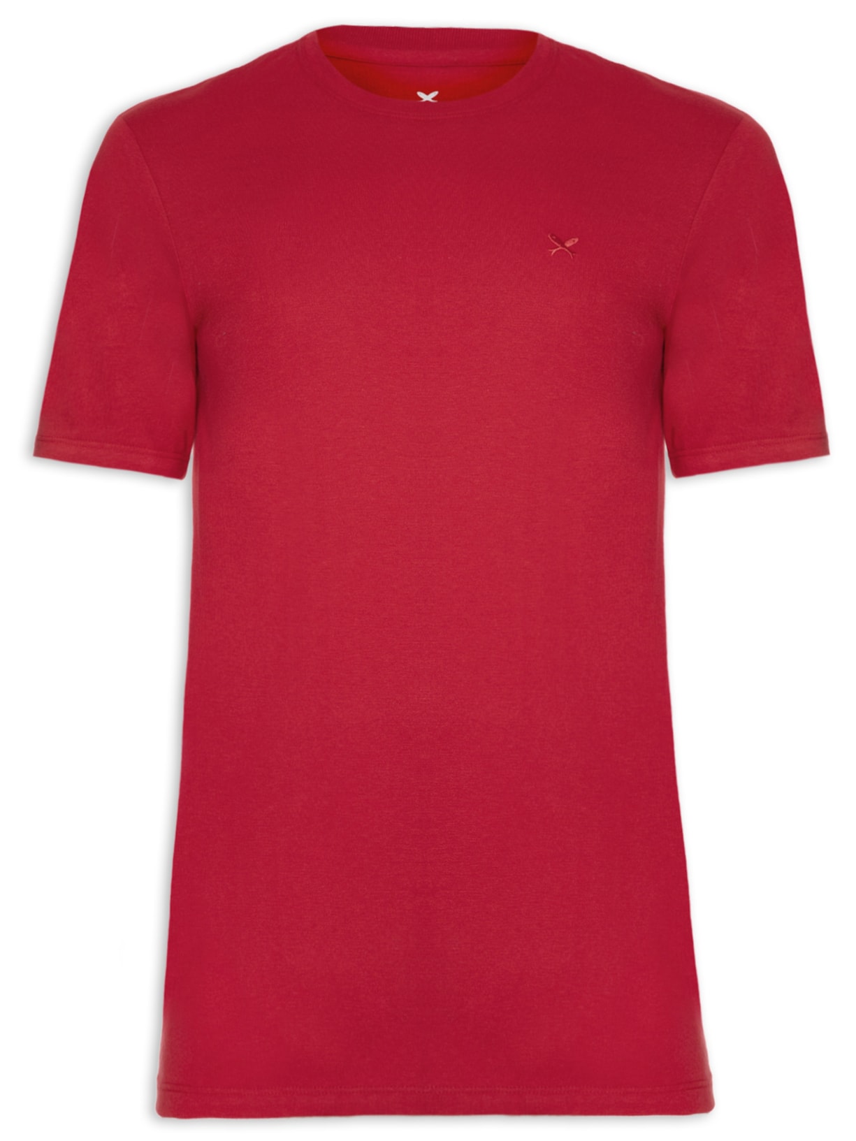 Camiseta Masculina Manga Curta - Vermelho