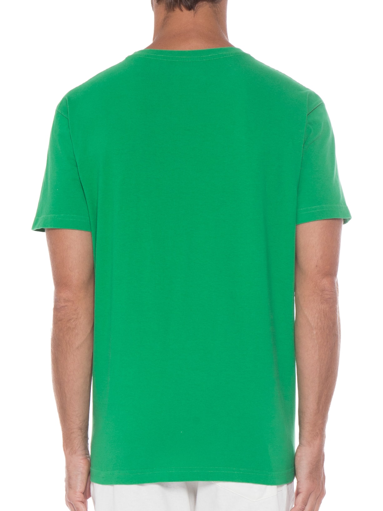 Camiseta Masculina Manga Curta Vintage Carnaval Badge Verde Osklen