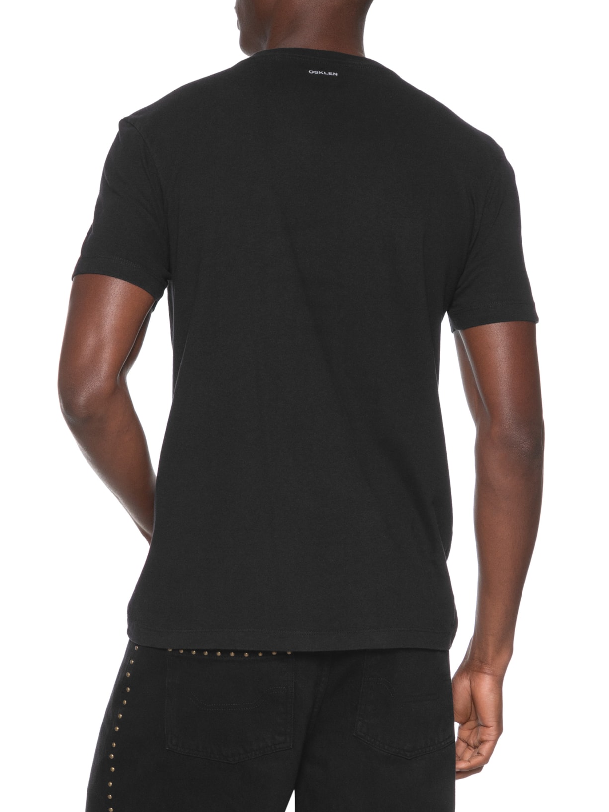 Camiseta Masculina Manga Curta Vintage Cool Trips Preto Osklen