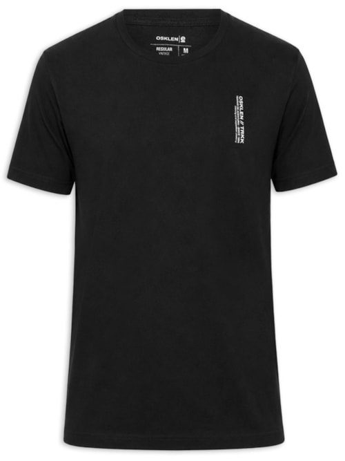 Camiseta Masculina Manga Curta Vintage Corda – Preto