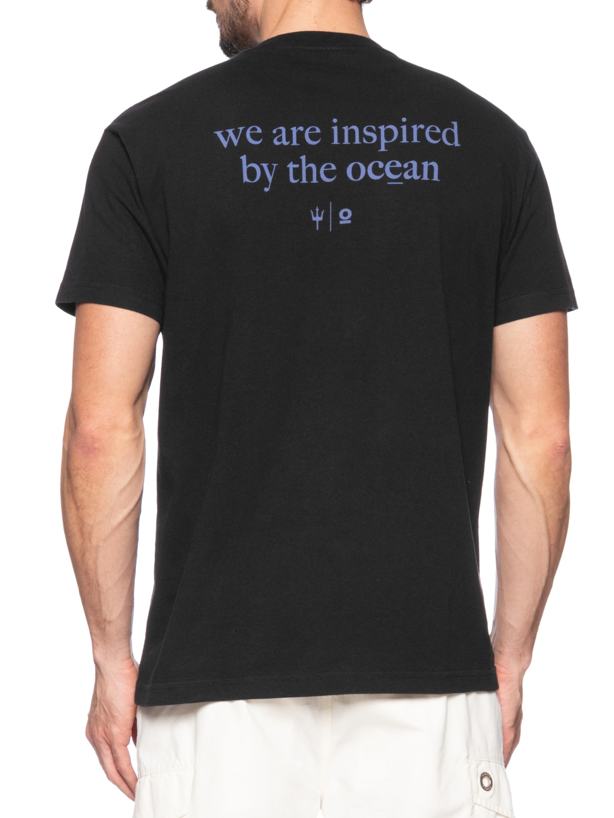 Camiseta Masculina Manga Curta Vintage Inspired Preto Osklen