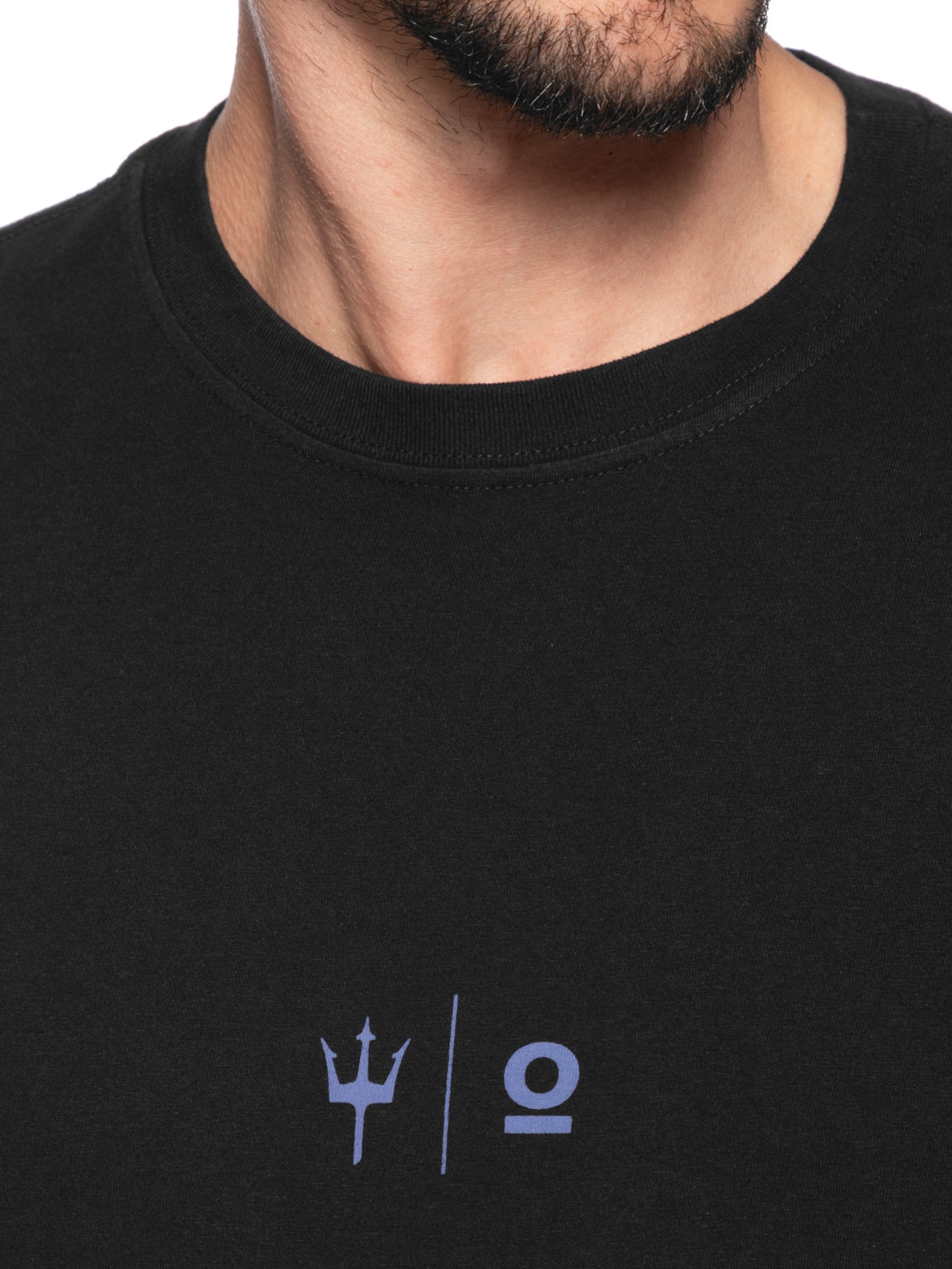 Camiseta Masculina Manga Curta Vintage Inspired Preto Osklen