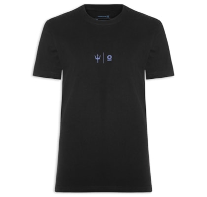 Camiseta Masculina Manga Curta Vintage Inspired - Preto