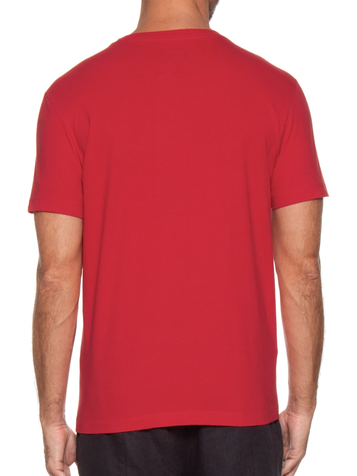 Camiseta Masculina Manga Curta Vintage Rose STC Vermelho Osklen