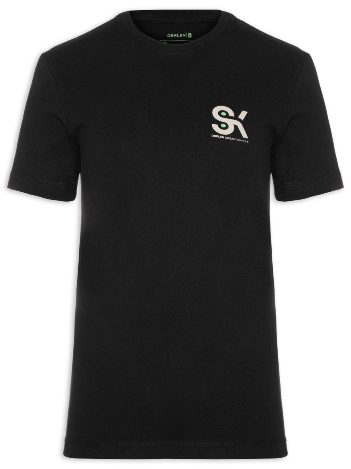 Camiseta Masculina Manga Curta Vintage Sk8 Urban Vehicle Classi Preto Osklen